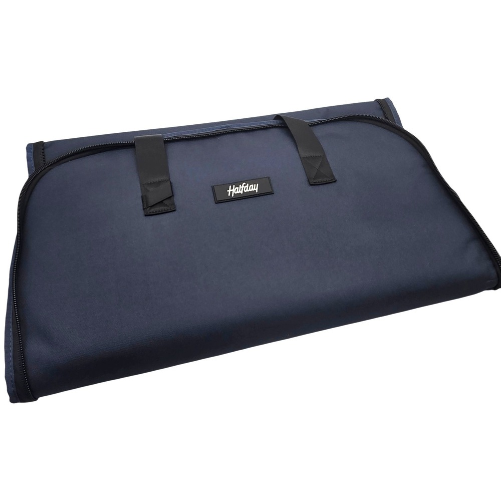 Halfday 2-in-1 Garment Duffel Weekender Bag 45L Carry-On Wrinkle-Free Marine